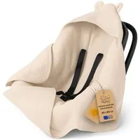 Einschlagdecke Musselin – Atmungsaktive Babydecke für Kinderwagen und Autositz, Totsy Baby