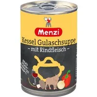 Menzi Fertiggericht, Menzi Kessel Gulaschsuppe mit Rindfleisch ungarische Art 400ml
