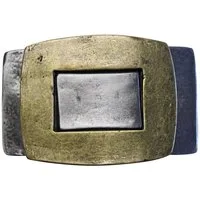 BELTINGER Gürtelschnalle Bicolors 4,0 cm - Buckle Wechselschließe Gürtelschließe 40mm - LARP- u (1-St)