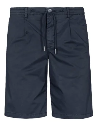 COMMANDER Finest Clothing - Chino Bermuda, uni blue night - Gr. - S