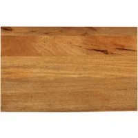 vidaXL Tischplatte Tischplatte mit Baumkante 60x40x2,5 cm Massivholz (1 St)