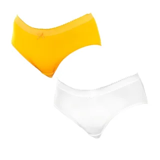Pack-2 Damen Höschen aus elastischem und atmungsaktivem Stoff D05DN