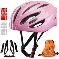 Alsterwell Kinderhelm Kinder Fahrradhelm, Verstellbarer Kinnriemen, 3D DIY & Reflektierende Aufkleber, Sporthelm für Roller & Inlineskates