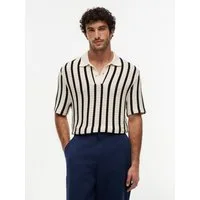 Tommy Hilfiger Poloshirt OPEN KNIT RELAXED FIT POLO aus Lochstrick, relaxed