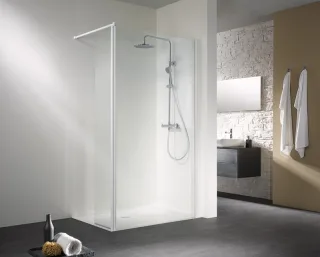 HSK Walk In Easy 1 Frontelement mit schwenkbarem Seitenteil 127xxxx