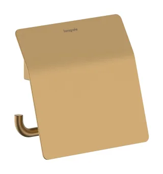 Hansgrohe Papierrollenhalter AddStoris S mit Deckel Brushed Bronze,41783140 41783140