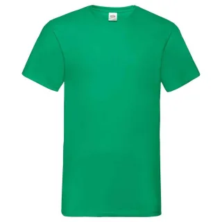 Fruit of the Loom - "Valueweight" T-Shirt V-Ausschnitt für Herren/Damen Unisex (Irisches Grün)