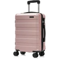 YONSLY Handgepäckkoffer Reisekoffer Trolley Handgepäck Hartschale, 4 Rollen, Zahlenschloss, ABS-Hartschale, 360°-Rollen, weicher Gummigriff