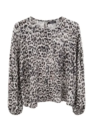 tuzzi - Bluse WHITE mit Raffung light cashmere - Gr. - 46