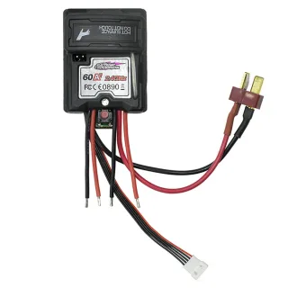 60A 7.4V Brushed Speed Controller ESC For 9125 1/10 RC Car Parts No.25-ZJ07N