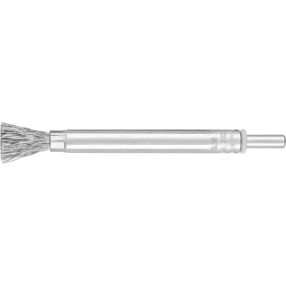 PFERD TOOLS lange Pinselbürste ungezopft PBUL 10mm Schaft 6 mm Stahl-Draht - 43216002