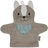 Sterntaler® Waschlappen Sterntaler Waschhandschuhe Katze Lilly, grau