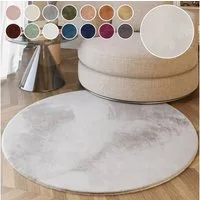 Esprit Hochflor-Teppich Alice ESP-4377 Kunstfell, rund, Höhe: 25 mm, Kaninchenfell-Haptik, besonders weich und dicht, für alle Räume