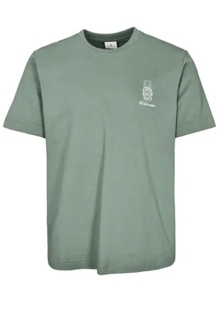 BASEFIELD - Rundhals T-Shirt 1/2 mosswood - Gr. - M