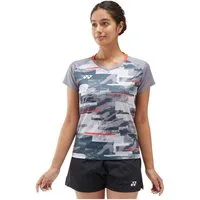 Yonex Trainingsshirt Crew Neck Club Team YW0034 (100% Polyester) grau Damen