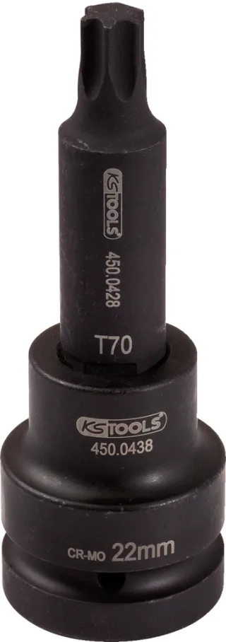 KS Tools 3/4" Kraft-Bit-Stecknuss Torx, lang - 450.0443