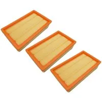 Trade-Shop Flachfaltenfilter 3x passend für Kärcher 6.904-206.0 6.904-176.0 6.904-190.0 6.904-287.0, für Nass- und Trocken-Staubsauger / Sauger / Bodenstaubsauger, (3-St)