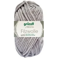 Gründl 50 Gramm Gründl Filzwolle Uni Farbauswahl Bastelgarn