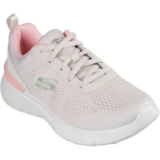 Skechers Skech-Air Dynamight 2.0 New Heights Damen Sneaker aus natürlichen/rosa Textilien
