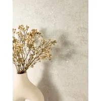 Newroom Vliestapete Perseus Creme Tapete Betontapete Beton,Zement,Leicht glänzend, Creme Tapete Modern Beton - Betonwand Betonoptik Grau Metallic Uni Industrial Zement Leicht glänzend für Wohnzimmer Schlafzimmer Küche, Betonwand