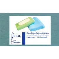 DUKAL Kissenbezüge Nackenstützkissen, aus hochwertigem DOPPEL-Jersey, (1 Stück), 30x50 - 35x50 cm, 100% Baumwolle, mit Spannumrandung, Made in Germany