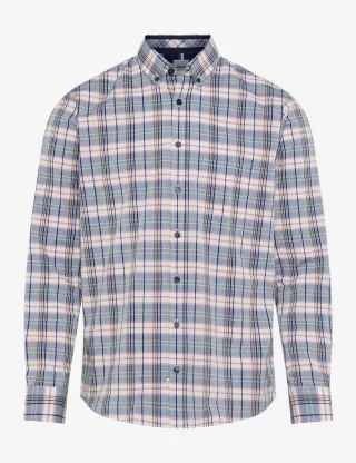 Brax Herren Hemd Style DANIEL mauve, helles lila, Gr. L