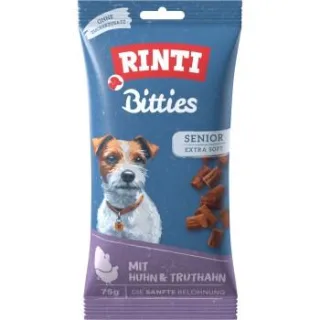 RINTI Bitties Senior Huhn & Truthahn 16x75 g