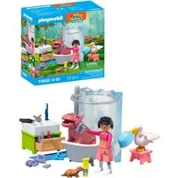 Playmobil® Tierischer Badespaß (71950), Animals & Friends Konstruktions-Spielset, (34 St), Made in Europe