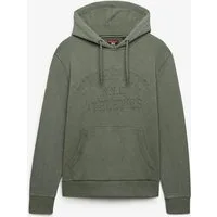 Superdry Kapuzensweatshirt ATHLETIC EMBOSS RELAXED HOOD aus Baumwolle und angerauter Sweatware, Relaxed Fit