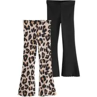 Next Leggings Gerippte Leggings mit ausgestelltem Bein, 2er-Pack (2-tlg)