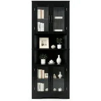 KOMFOTTEU Hochschrank 6-stufiger Eckschrank mit verstellbaren Regale