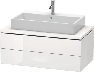 Duravit L-Cube Konsolenwaschtischunterbau wandhängend Weiß Hochglanz 1020x547x400 mm - LC581908585 LC581908585