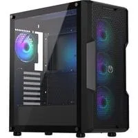 Regnum 400 ARGB, Tower-Gehäuse schwarz, Tempered Glass