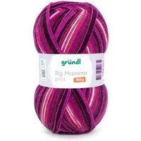 Gründl Wolle 400g Big Mamma Print Großknäuel Strickgarn Häkelwolle, 1040,00 m (Wolle zum Stricken und Häkeln, Strickwolle Handarbeitsgarn, Handstrickgarn), Wolle ohne Schurwolle