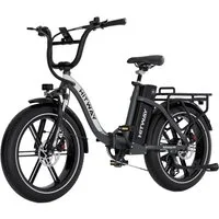 HITWAY E-Bike Faltrad 20*4,0 zoll Elektrofahrrad mit 48V18Ah Akku bis 70-140km, 7 Gang shimano shimano Schaltwerk, Kettenschaltung, Heckmotor, 864 Wh, Pedelec E Mountainbike mit StVZO APP NFC