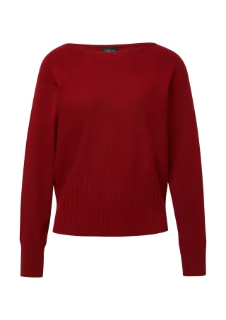 s.Oliver BLACK LABEL - Strickpullover rot - Gr. - 48
