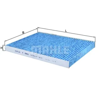 Mahle Aktivkohle-Innenraumfilter Audi Seat Skoda VW LAO31