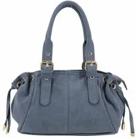 ITALYSHOP24 Schultertasche Made in Italy Damen Wildleder Tasche Tote Bag Shopper Umhängetasche, Ledertasche Cross Over Handtasche Velour Crossbody Hobo Leichtgewicht