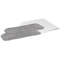 CLEANmaxx Reinigungsbürsten-Set CLEANmaxx Spray-Mopp Ersatz-Wischtuch 12er-Set, Ersatz-Wischtuch 4er-Set grau