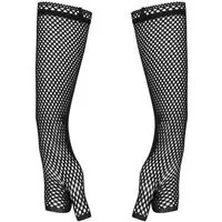 Obsessive Strickhandschuhe Darkie Netz-Handschuhe - schwarz (2-St) transparent