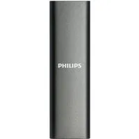 Philips FM02SS030P/00 externe SSD (2 TB) SATA" 520 MB/S Lesegeschwindigkeit, 550 MB/S Schreibgeschwindigkeit, - Ultra Speed USB-C 3.2 - Aluminium - Space Grey