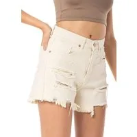 RedBridge Jeansshorts Red Bridge Damen Shorts Kurze Hose Hot-Pants Frayed