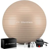 EliteAthlete Gymnastikball Gymnastikball Sitzball Büro ergonomisch - Fitness Yoga Schwangerschaft