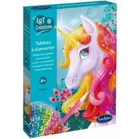 SentoSphere Kreativset Strasssteinbild Einhorn