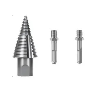 50mm Log Splitting Drill Bit Carbon Steel Wood Splitter Anti High Efficiency Firewood Cutting Tool Electric Hammer Acces