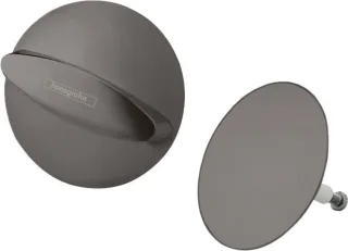 Hansgrohe Ab-u.Überlaufgarnitur Flexaplus F-Set (Griff u.Stopfen) Brushed Black, 58185340 58185340