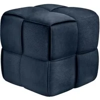 CLP Sitzhocker Sitzhocker Cordstoff Forinta (1er), quadratisch gepolstert, bequem und stabil