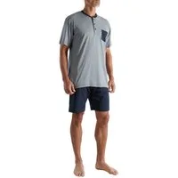 CECEBA Shorty CECEBA Herren Shorty blau quergestreift (1 tlg)