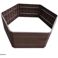 HTI-Living Hochbeet Hochbeet sechseckig Nessa 2-stöckig (2x 6 Module), Pflanzkasten
