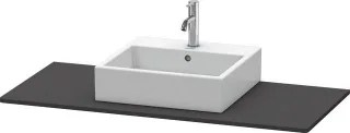 Duravit XSquare Konsole Graphit Supermatt 1200x550x16 mm - XS060F08080 XS060F08080